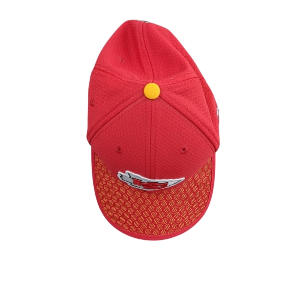 NFL Kansas City Chiefs Men's New Era Red 39THIRTY Team Classic Flex Hat M/S - Picture 2 of 9